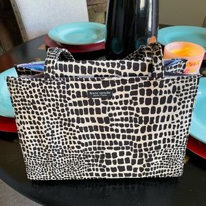 Kate Spade Giraffe Print Purse Vintage 1990s Black and White